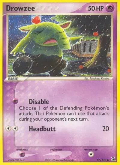 Drowzee 67/113 - EX Delta Species - Normal
