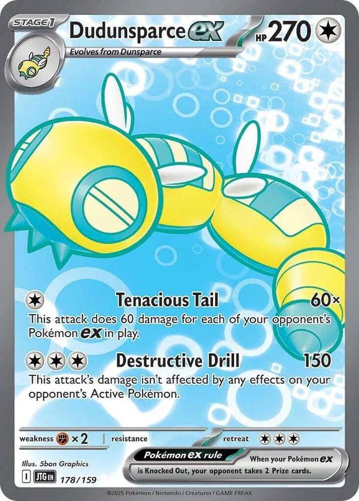 Dudunsparce ex 178/159 - Journey Together - Holofoil