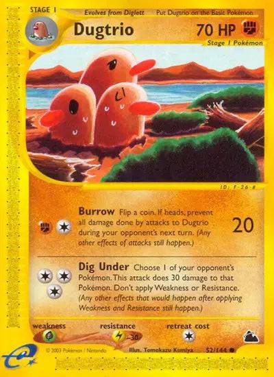 Dugtrio 52/144 - Skyridge - Normal