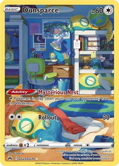 Dunsparce GG23/GG70 - Crown Zenith: Galarian Gallery - Holofoil