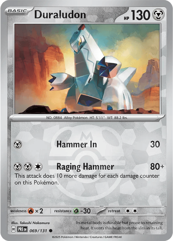 Duraludon 069/131 - Prismatic Evolutions - Master Ball Pattern