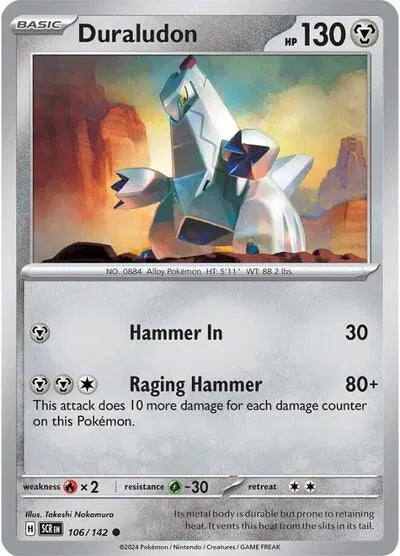 Duraludon 106/142 - Stellar Crown - Reverse Holofoil