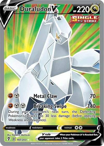 Duraludon V 197/203 - Evolving Skies - Holofoil