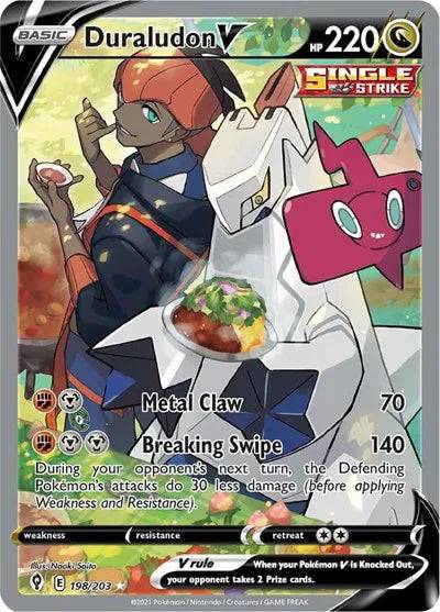 Duraludon V 198/203 - Evolving Skies - Holofoil