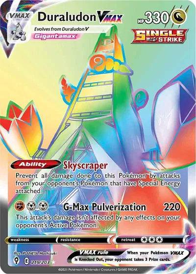 Duraludon VMAX 219/203 - Evolving Skies - Holofoil