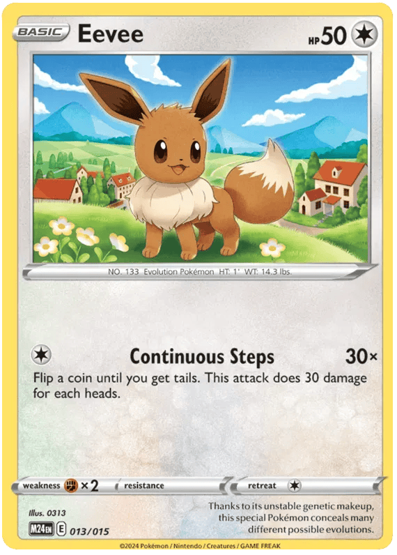 Eevee 013/015 - McDonald's Promos 2024 - Normal