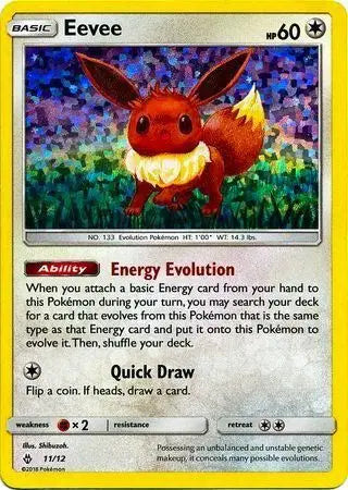 Eevee 11/12 - McDonald's Collection (2018) - Holofoil