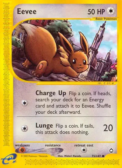 Eevee 75/147 - Aquapolis - Normal
