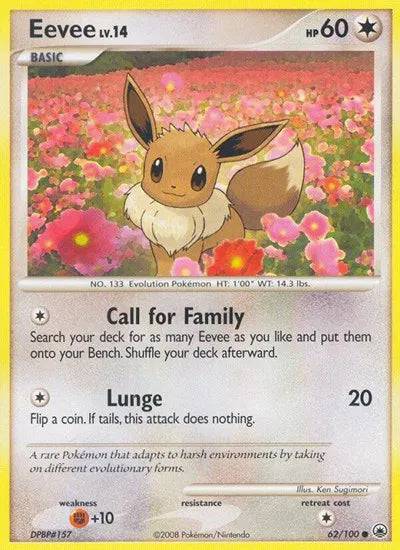 Eevee Lv.14 62/100 - Majestic Dawn - Normal