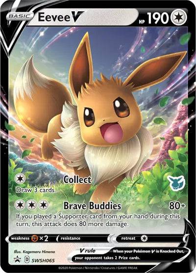 Eevee V (Eevee Stamped) SWSH065 - Battle Academy 2022 - Holofoil