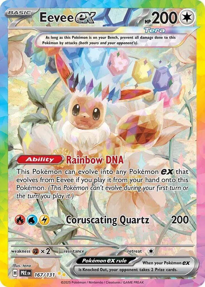 Eevee ex 167/131 - Prismatic Evolutions - Holofoil