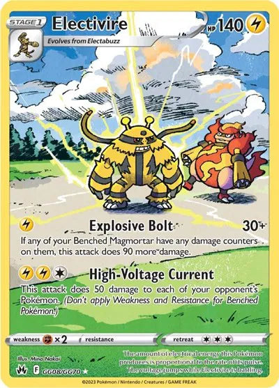 Electivire GG08/GG70 - Crown Zenith: Galarian Gallery - Holofoil