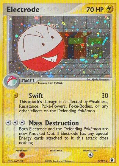 Electrode 5/101 - EX Hidden Legends - Holofoil