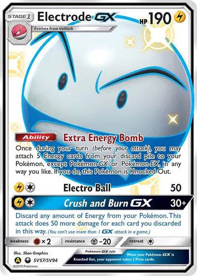 Electrode GX SV57/SV94 - Hidden Fates: Shiny Vault - Holofoil