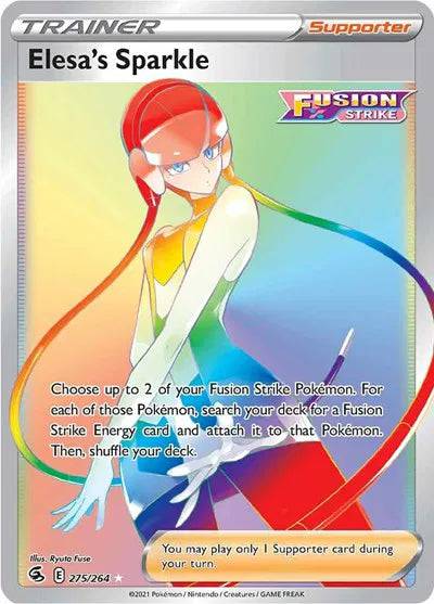 Elesa's Sparkle 275/264 - Fusion Strike - Holofoil