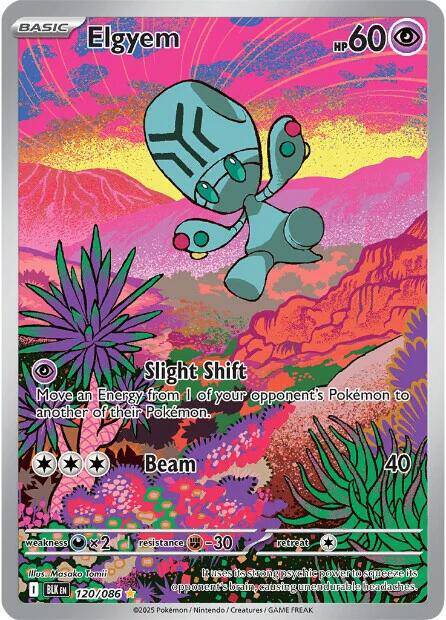Elgyem 120/086 - Black Bolt - Holofoil