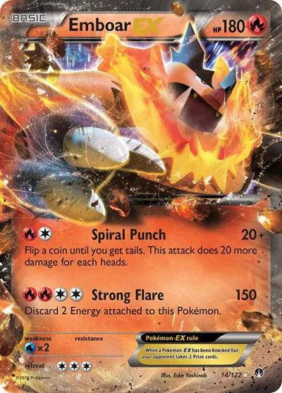Emboar EX 14/122 - BREAKpoint - Holofoil