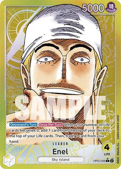 Enel (Alternate Art) OP05-098 - Awakening of the New Era - Foil