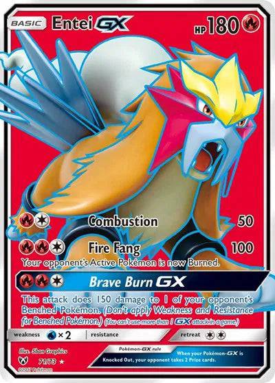 Entei GX 71/73 - Shining Legends - Holofoil