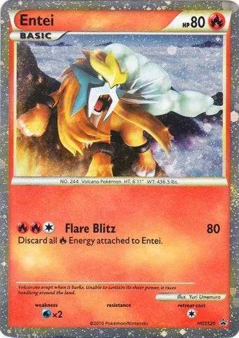 Entei HGSS20 - HeartGold SoulSilver Promos - Holofoil