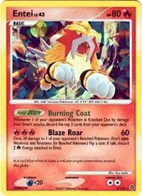 Entei Lv.43 4/132 - Secret Wonders - Cracked Ice Holofoil