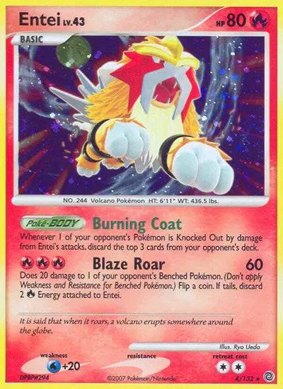 Entei Lv.43 4/132 - Secret Wonders - Holofoil
