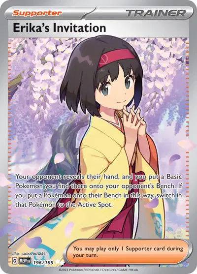 Erika's Invitation 196/165 - Scarlet & Violet 151 - Holofoil