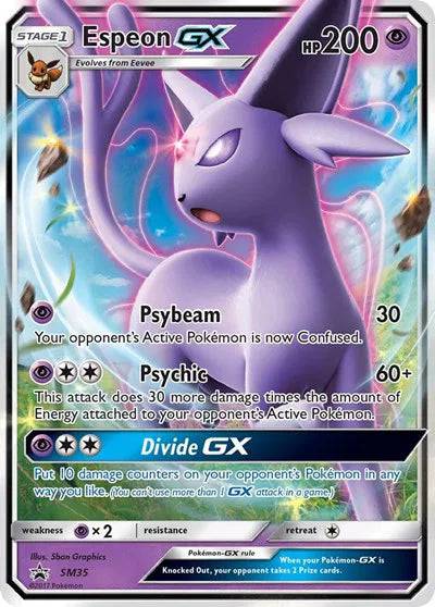 Espeon GX SM35 - Sun & Moon Promo - Holofoil