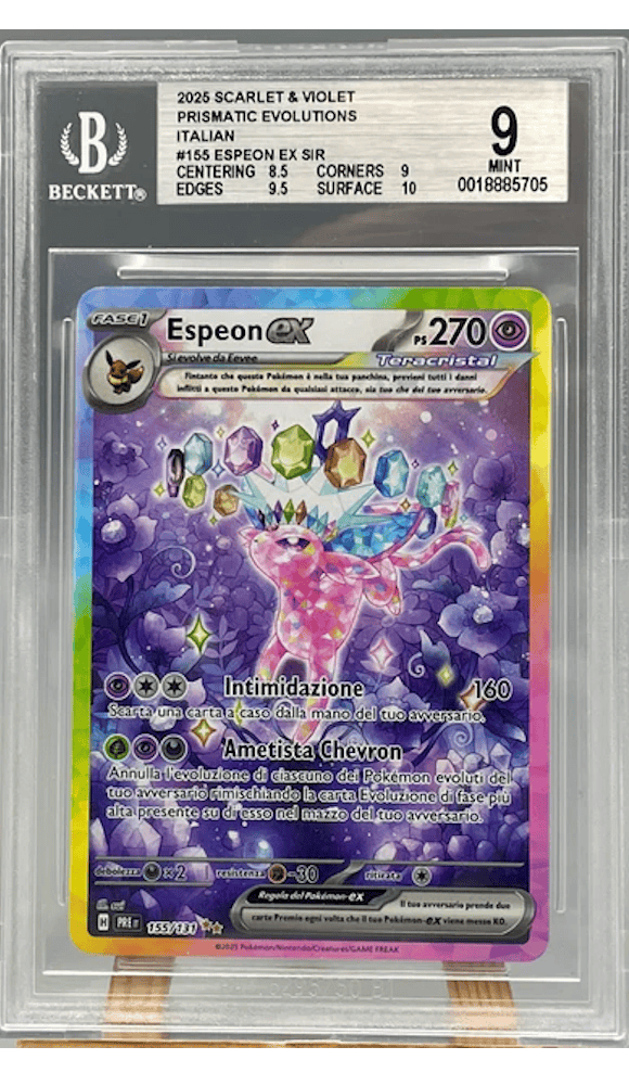 Espeon ex (BGS 9) 155/131 - Prismatic Evolutions - Holofoil