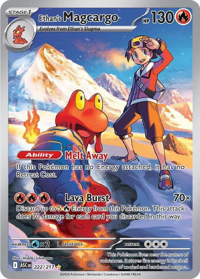 Ethan's Magcargo 222/217 - Ascended Heroes - Holofoil