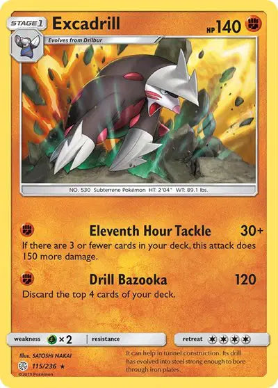 Excadrill 115/236 - Cosmic Eclipse - Holofoil