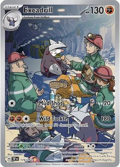 Excadrill 174/162 - Temporal Forces - Holofoil
