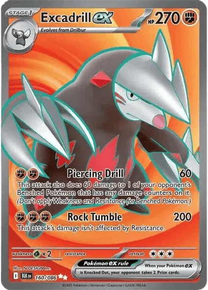 Excadrill ex 160/086 - Black Bolt - Holofoil