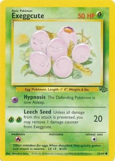 Exeggcute 52/64 - Jungle (Unlimited) - Normal