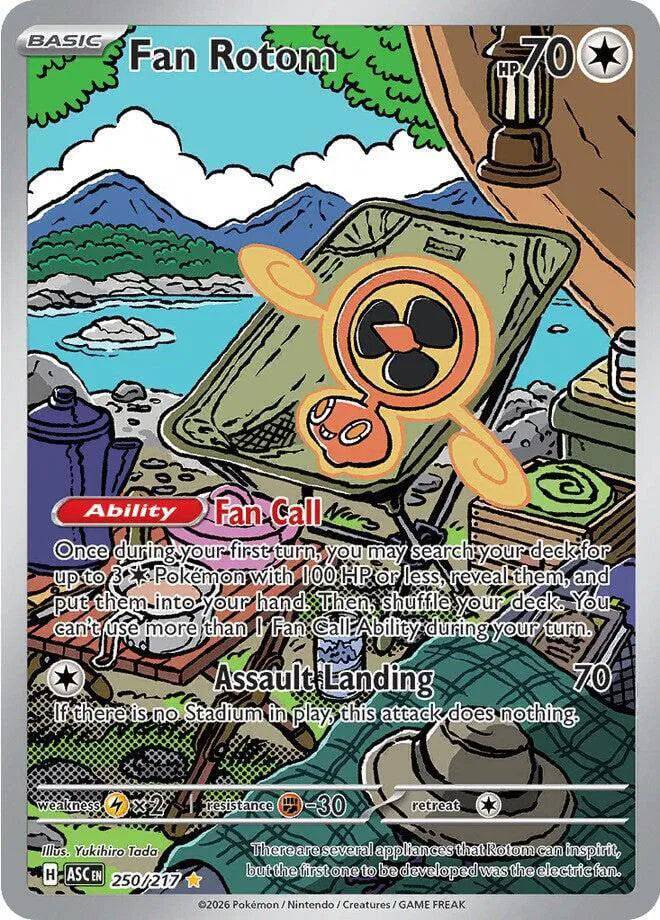 Fan Rotom 250/217 - Ascended Heroes - Holofoil