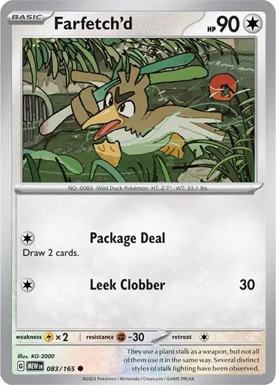 Farfetch'd 083/165 - Scarlet & Violet 151 - Reverse Holofoil