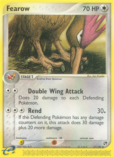 Fearow 37/100 - EX Sandstorm - Normal