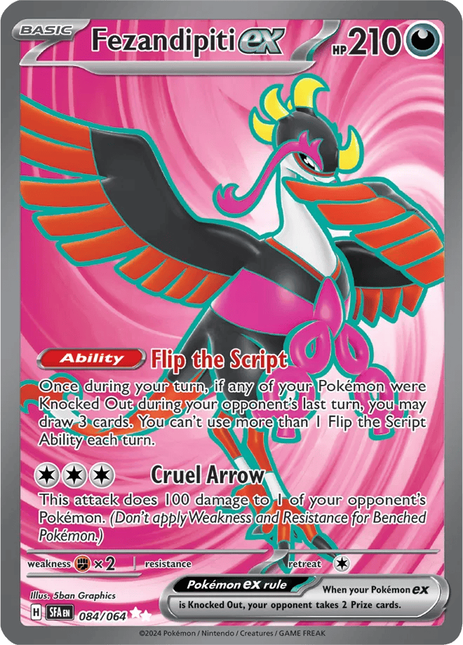 Fezandipiti ex 084/064 - Shrouded Fable - Holofoil