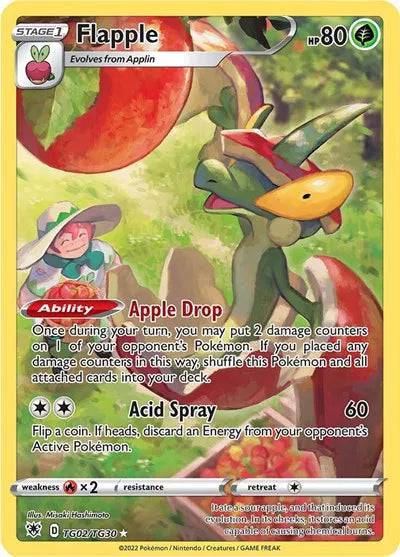 Flapple TG02/TG30 - Astral Radiance Trainer Gallery - Holofoil