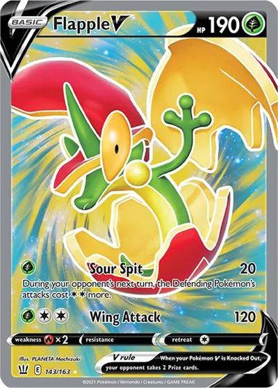 Flapple V 143/163 - Battle Styles - Holofoil