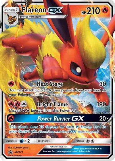 Flareon GX SM171 - Sun & Moon Promo - Holofoil