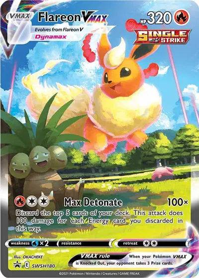 Flareon VMAX SWSH180 - Sword & Shield Promo - Holofoil