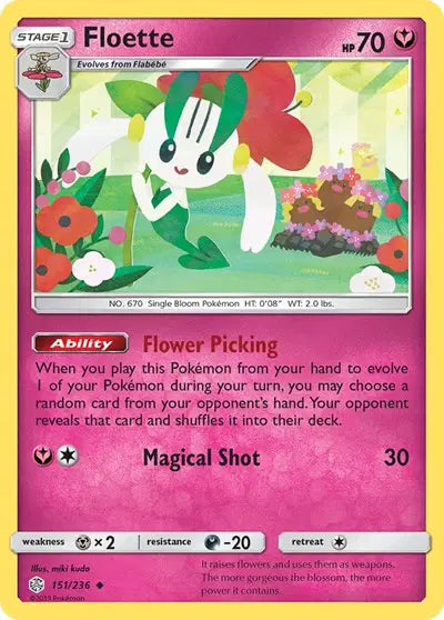 Floette 151/236 - Cosmic Eclipse - Reverse Holofoil
