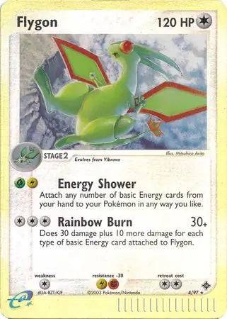 Flygon 4/97 - EX Dragon - Reverse Holofoil