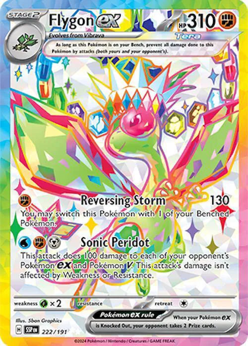 Flygon ex 222/191 - Surging Sparks - Holofoil