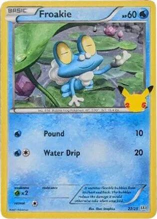 Froakie 22/25 - McDonald's 25th Anniversary Promos - Holofoil