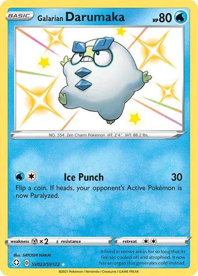 Galarian Darumaka SV023/SV122 - Shining Fates: Shiny Vault - Holofoil