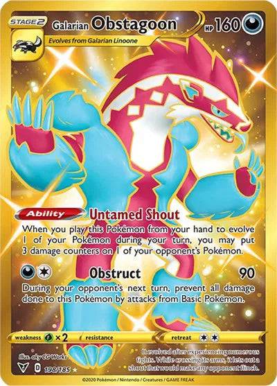 Galarian Obstagoon 198/185 - Vivid Voltage - Holofoil