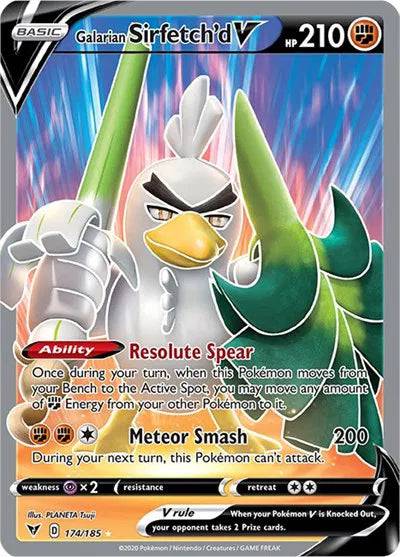 Galarian Sirfetch'd V 174/185 - Vivid Voltage - Holofoil