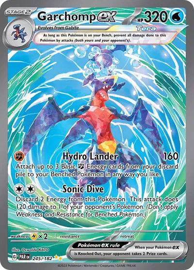 Garchomp ex 245/182 - Paradox Rift - Holofoil